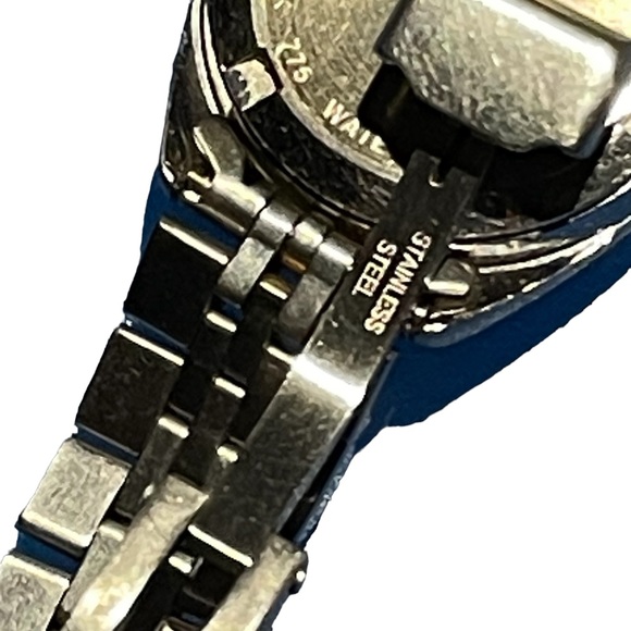 Belair Ladies Watch RARE Vintage gold plated Bracelet White Dial Date Window - Picture 6 of 9